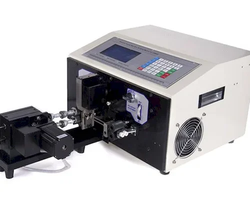 Wire stripping and twisting machine