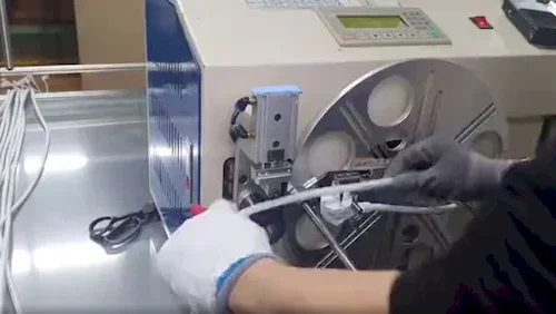 Coiling-binding-machine-for-socket-WPM-210 - Wire Harness Processing Equipment Coiling binding machine for socket WPM-210