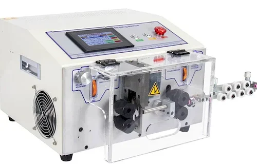 Touch Screen Control Jacket Cable Wire Cutting Stripping Machine