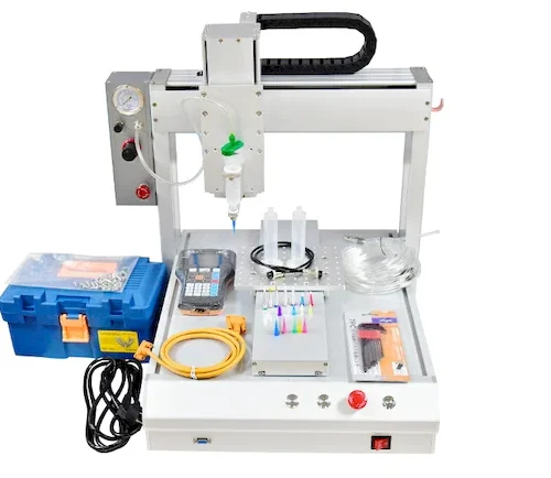 Auto 4-Axis Rotary Dispensing Robot