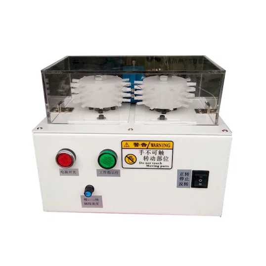 Cable-Shield-Braid-Brushing-Machine - Wire Harness Processing Equipment cable shield brush machine, braid brushing machine, large cable shield prep