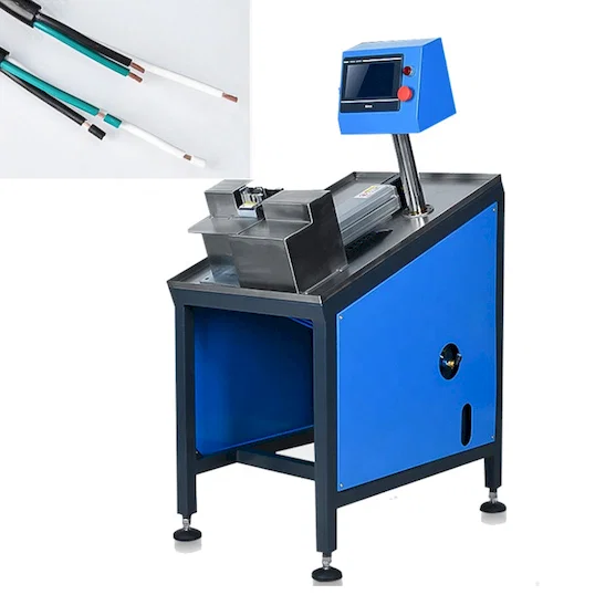 Multi-core-sheathed-cable-inner-core-long-and-short-wire-cut-stripping-machine