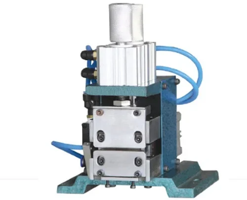 WPM-3F Vertical Wire Stripping Machine: Space-saving design, strips wires vertically with precision. Boost your workshop efficiency. Learn more!