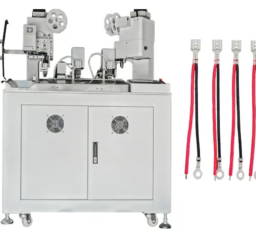 Auto Three-Side Double Wire Crimping WPM-038F