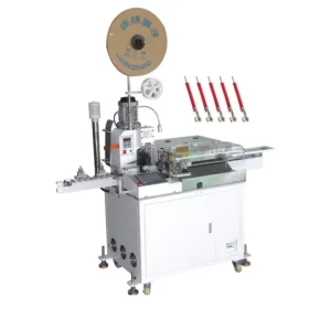Fully-Automatic-single-end-5-wire-cutting-stripping-crimping-and-tinning-machine