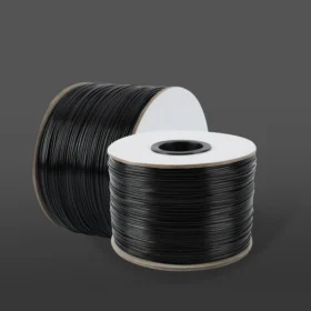 Rubber Coated Iron Wire Harness Binding Tie for Wire Tying Machines - 0.5mm-0.65mm