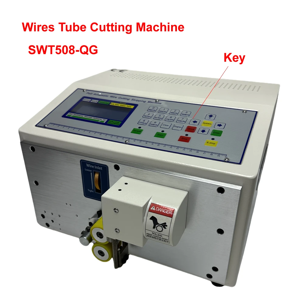 Touch Screen Wire Pipe Sleeving Cutting Machine 220V 110V Automatic Silica Plastic PVC Wire Tube Cable Cutter - Wire Harness Processing Equipment Touch Screen Wire Pipe Sleeving Cutting Machine 220V 110V Automatic Silica Plastic PVC Wire Tube Cable Cutter