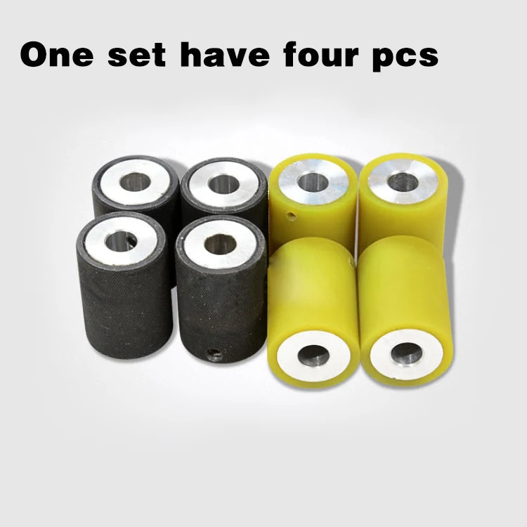 4PCS Rubber Rollers - Wire Stripping Machine Feeding