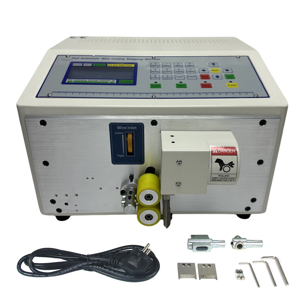 kf-Se05609f83e654c5e8e2952755e5e47bag - Wire Harness Processing Equipment Touch Screen Wire Pipe Sleeving Cutting Machine 220V 110V Automatic Silica Plastic PVC Wire Tube Cable Cutter