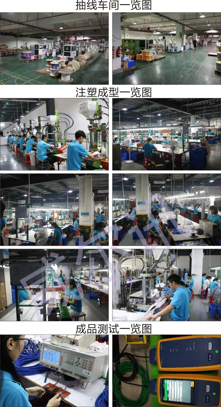 Proceso de fabricación de cables LAN y USB