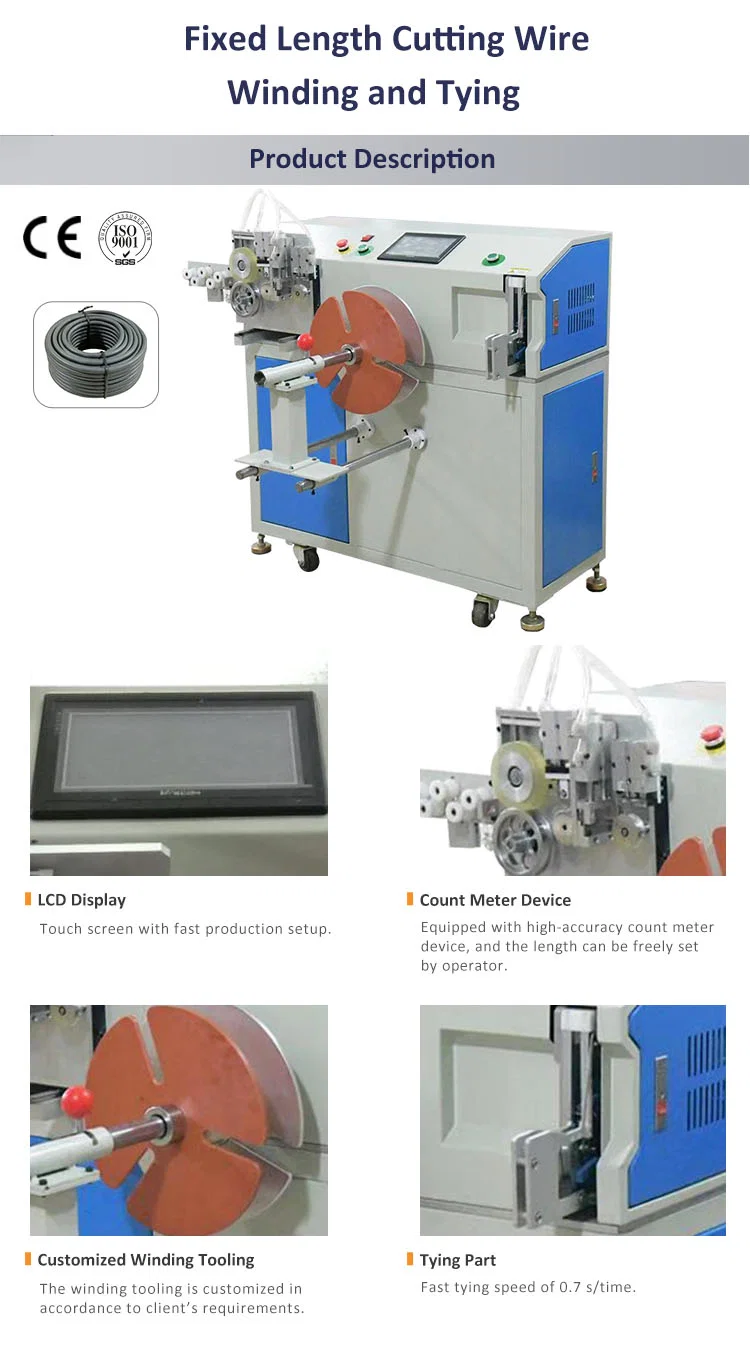 Fixed length Cable Cutting Winding and binding Machine Fixed length Cable Cutting Winding and binding Machine