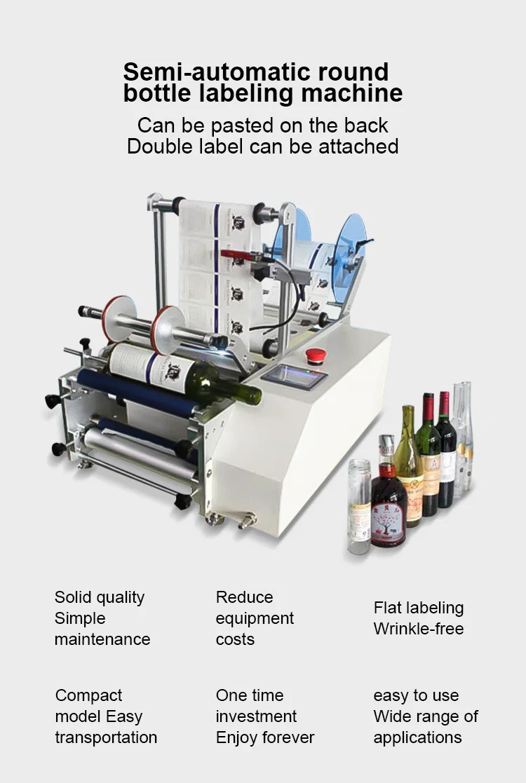 round bottle labeling machine, Various materials bottle tape label machine, View Bottle labeling machine round bottle labeling machine, Various materials bottle tape label machine, View Bottle labeling machine